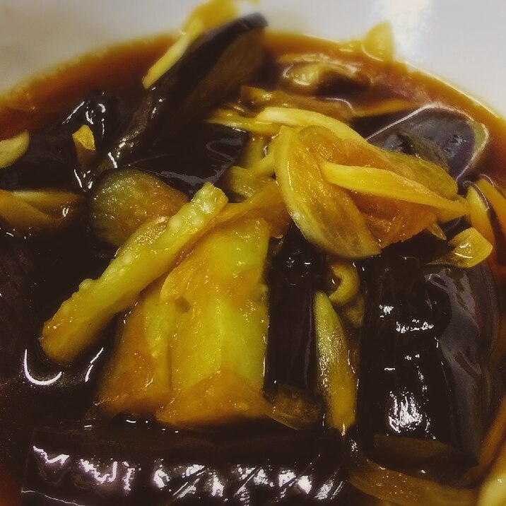 簡単!茄子の酢醤油漬け